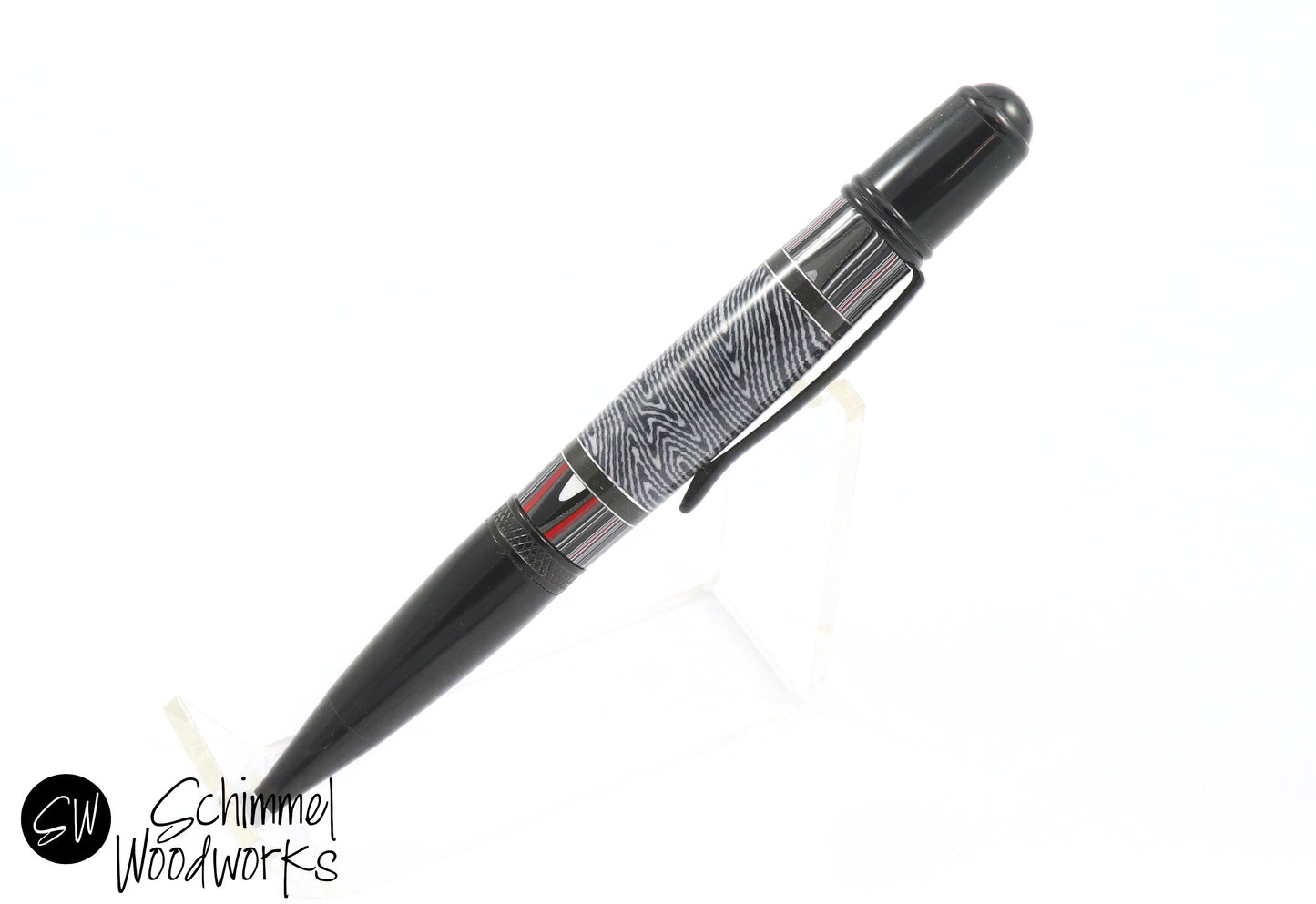 Fordite & Micarta Pen