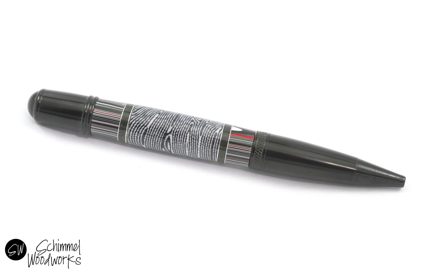 Fordite & Micarta Pen