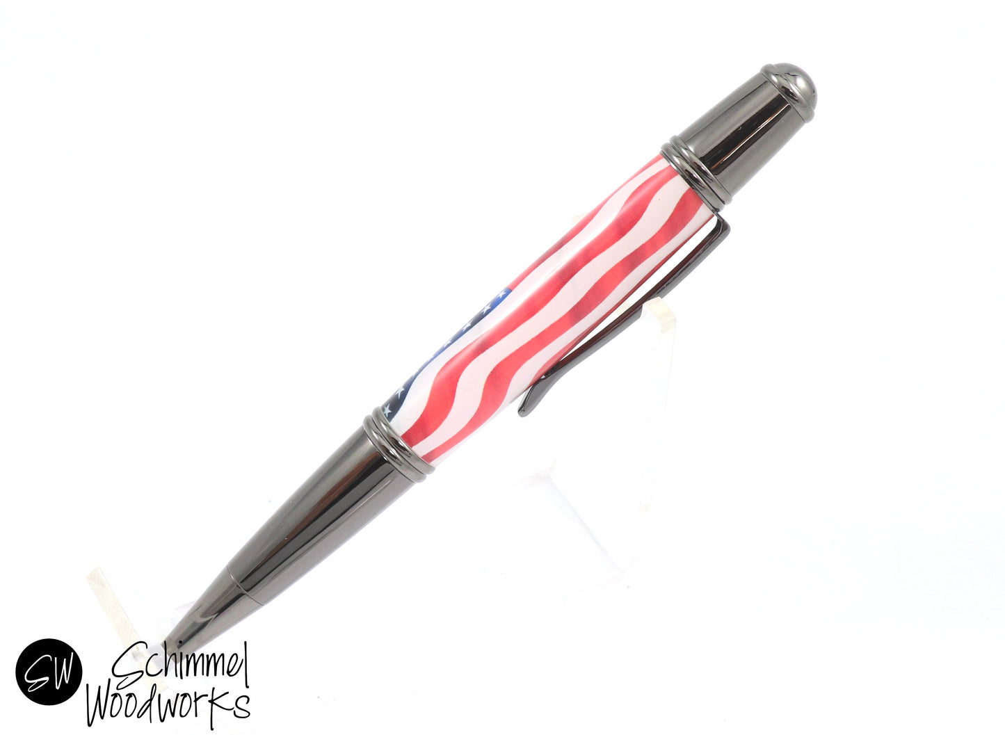 United States Wavy Flag Pen
