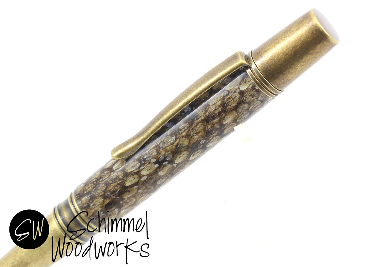 Real Snake Skin Pen