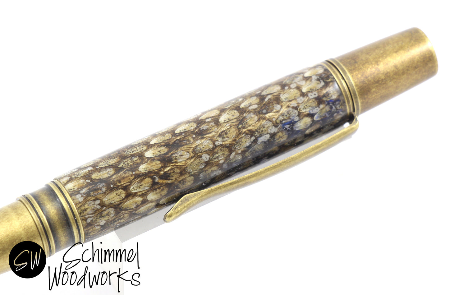 Real Snake Skin Pen