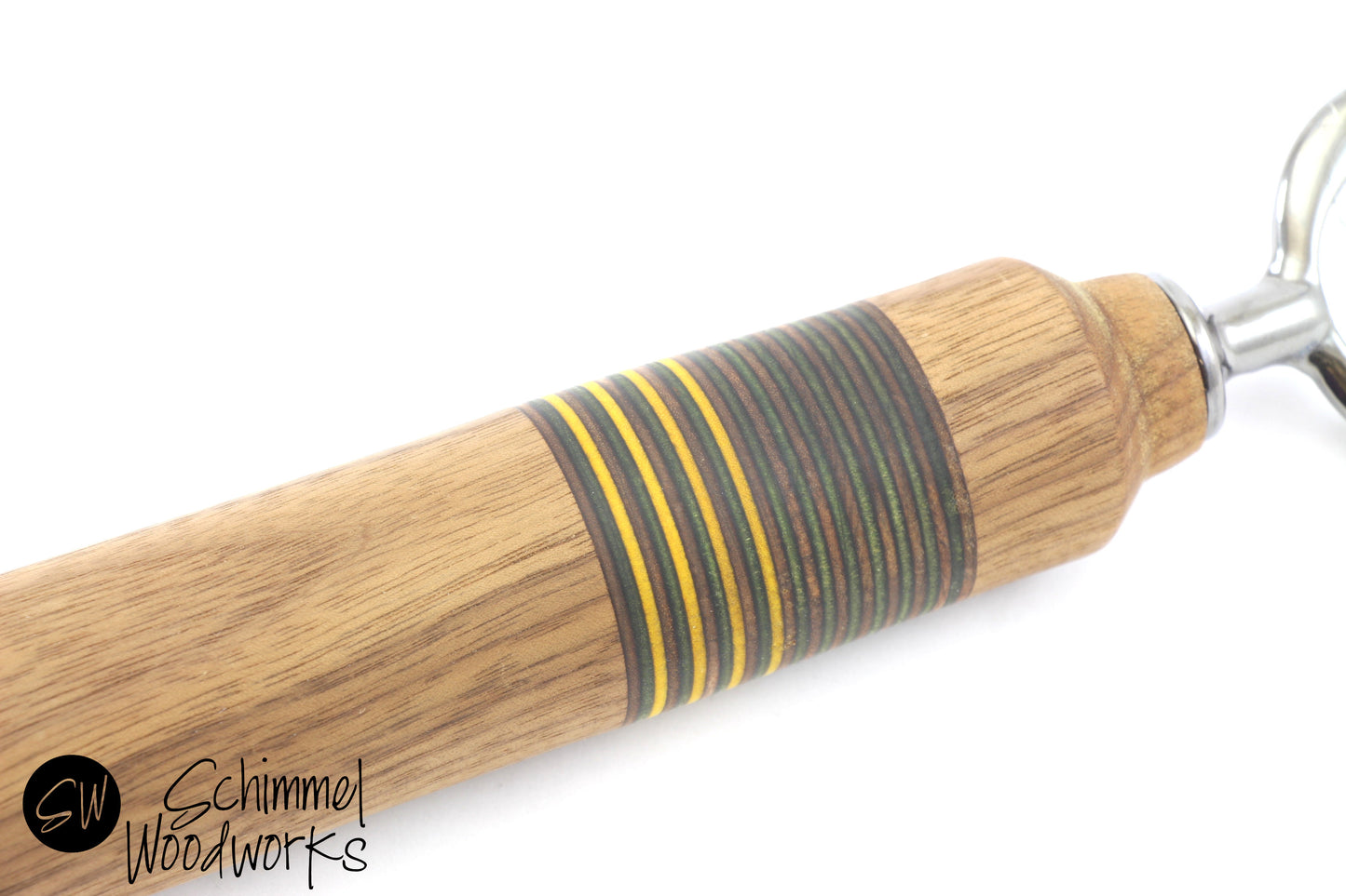 Striped Wood Bottle Opener