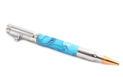 Ice Blue Bullet Pen