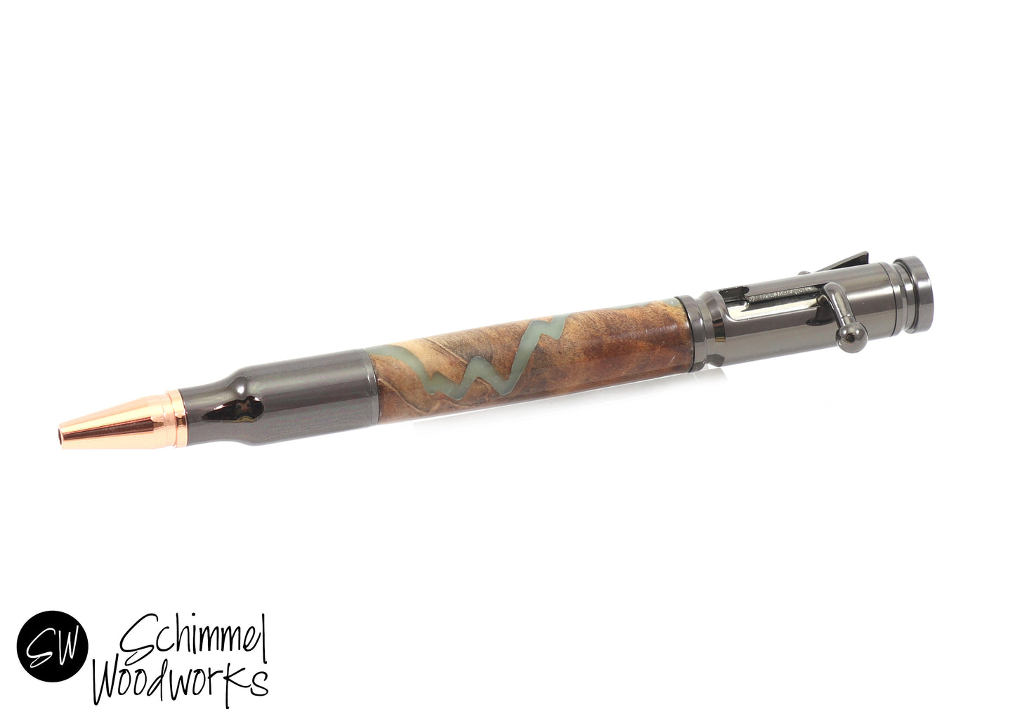 Wood & Glow Bullet Pen