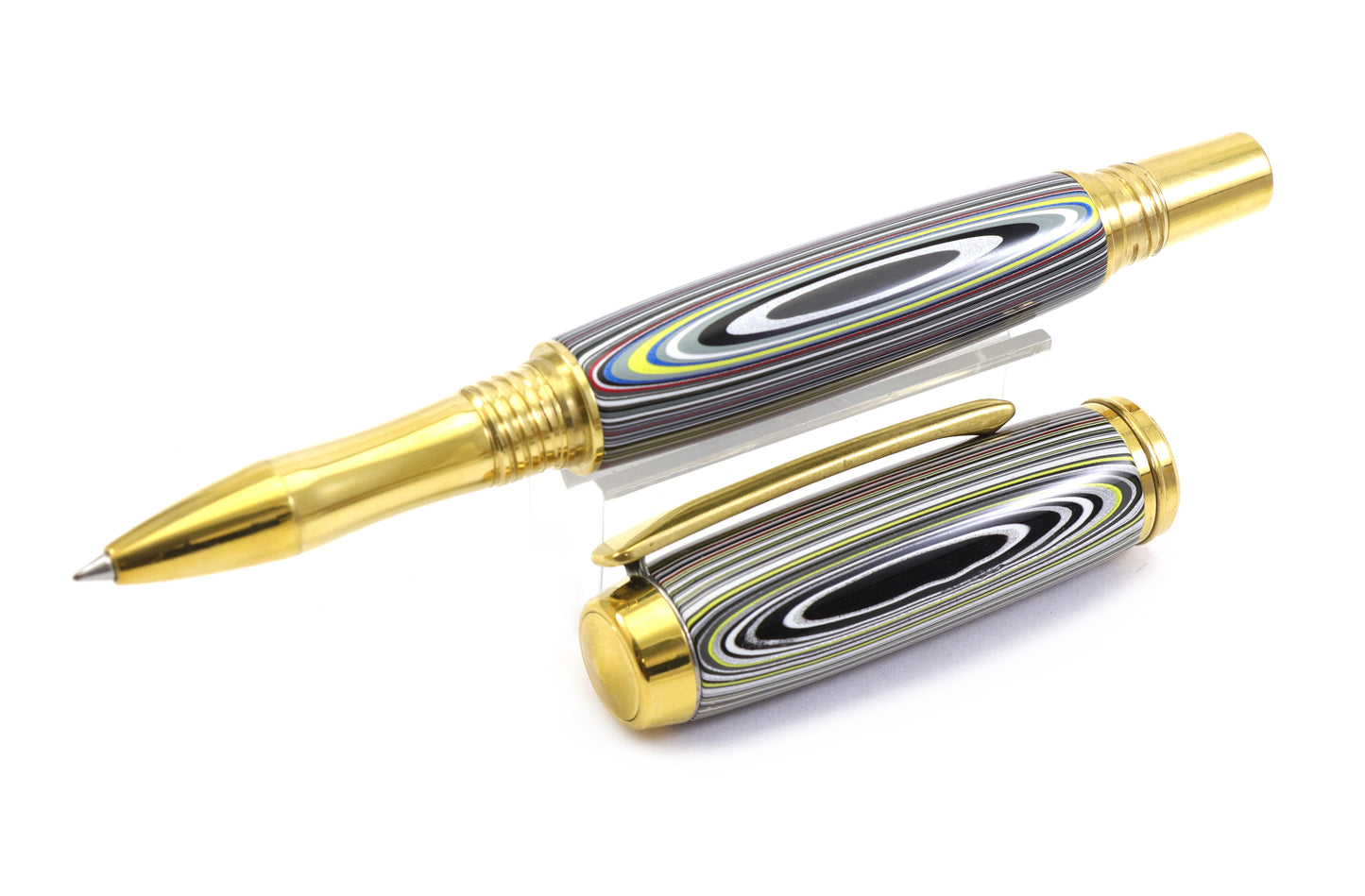 Fordite Rollerball Pen - Motor Agate Pen