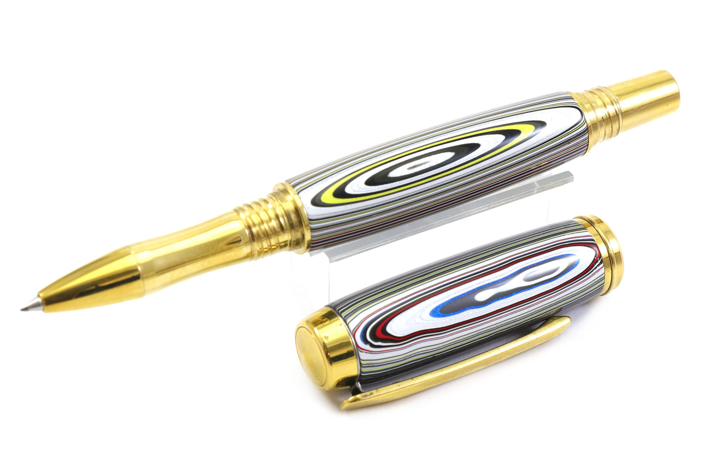 Fordite Rollerball Pen - Motor Agate Pen