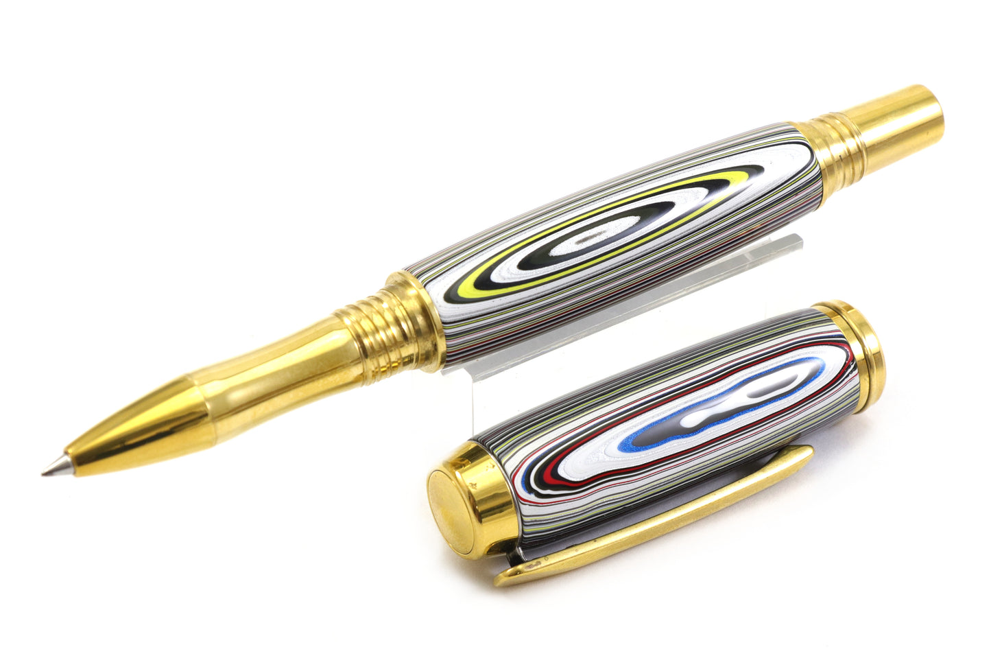 Fordite Rollerball Pen - Motor Agate Pen