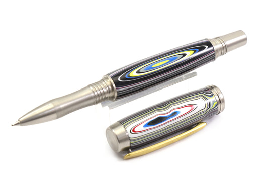 Fordite Rollerball Pen - Motor Agate Pen