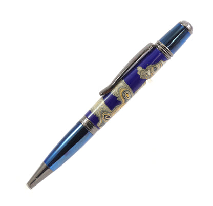 Blue Fordite Pen