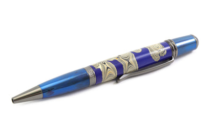 Blue Fordite Pen