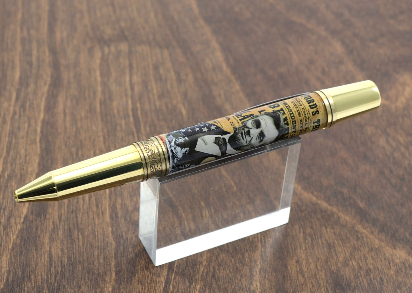 Brass Lincoln Ballpoint Pen