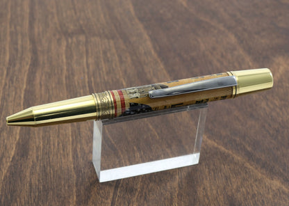 Brass Lincoln Ballpoint Pen