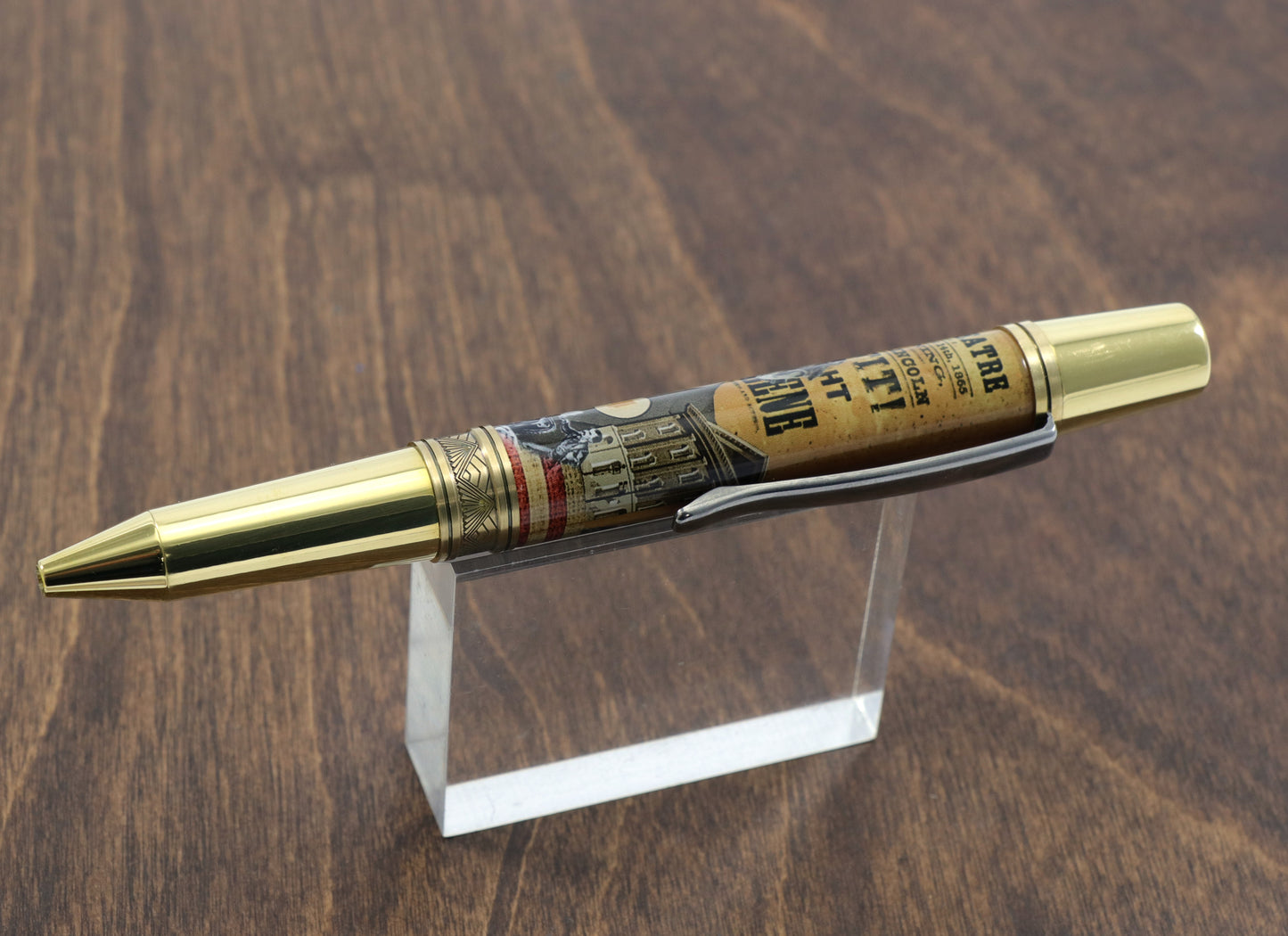 Brass Lincoln Ballpoint Pen