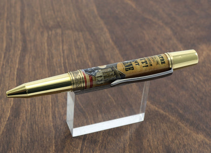 Brass Lincoln Ballpoint Pen