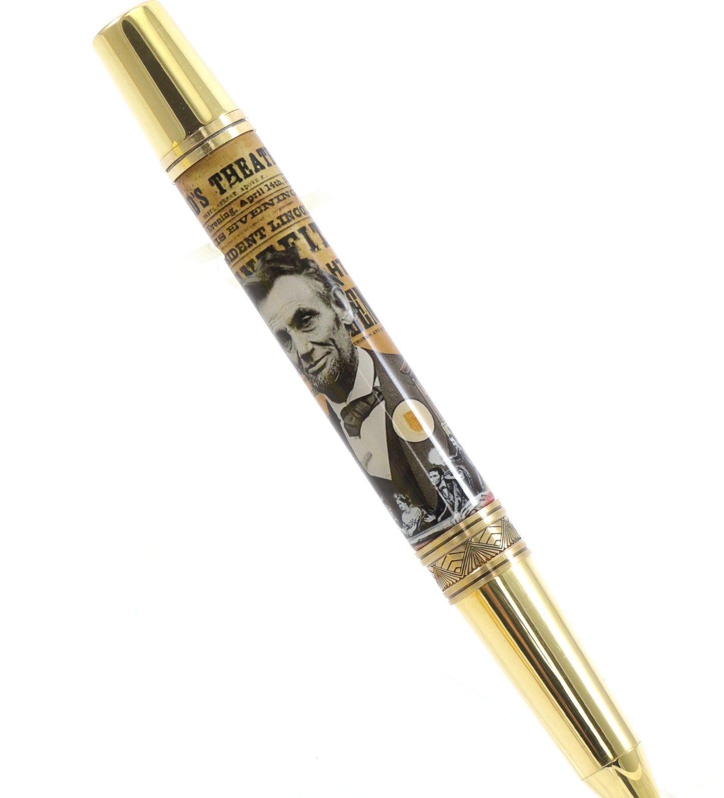 Brass Lincoln Ballpoint Pen