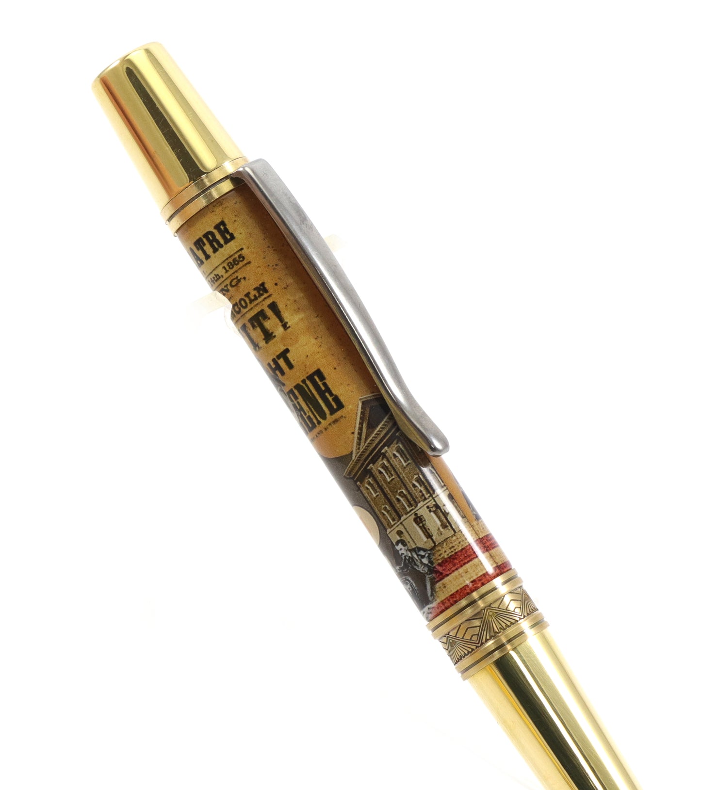 Brass Lincoln Ballpoint Pen