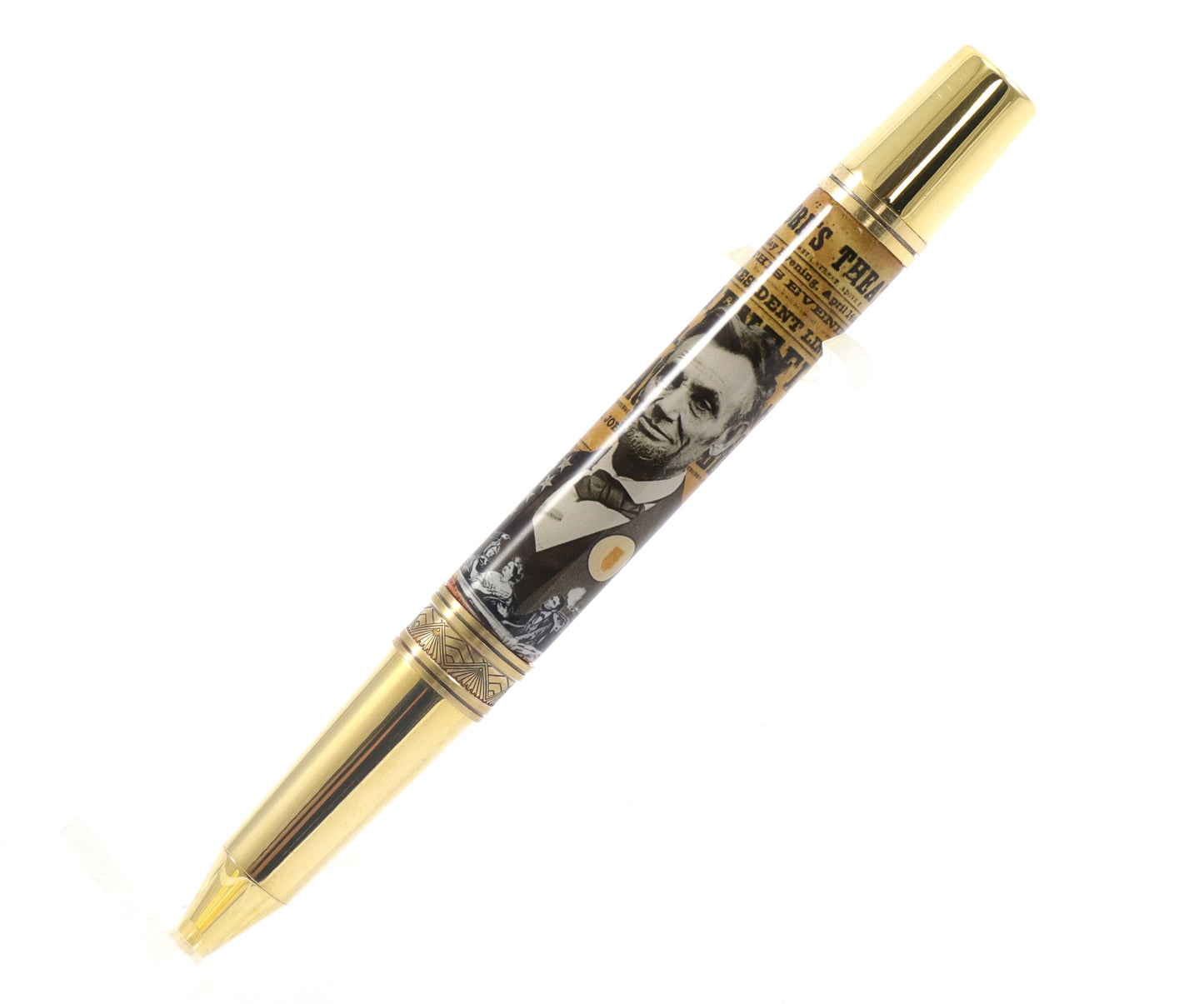 Brass Lincoln Ballpoint Pen