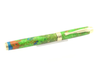 Blue, Green & Orange Pearl Pen