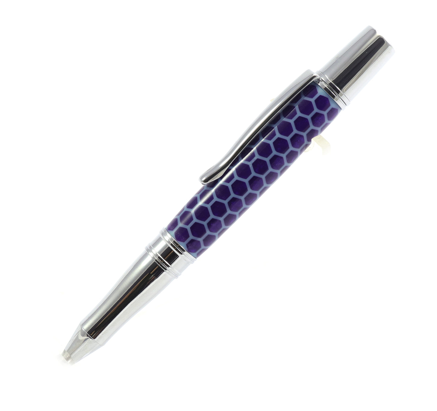 Blue Honeycomb Pen