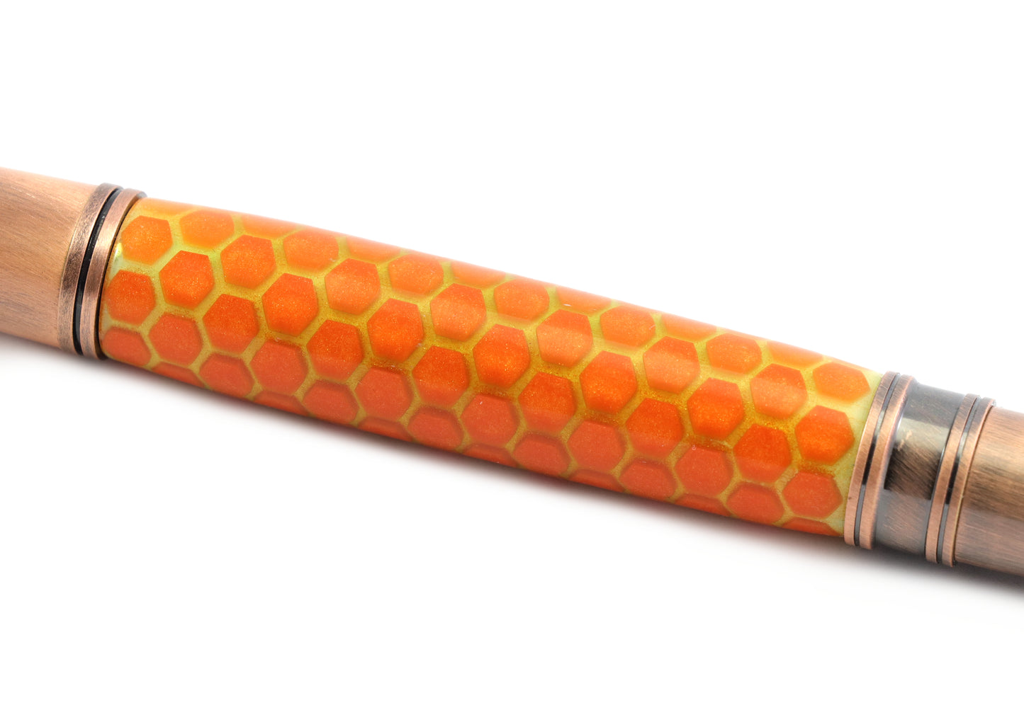 Orange Honey Honeycomb Pen
