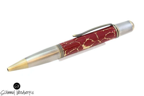 Red Marble Pen