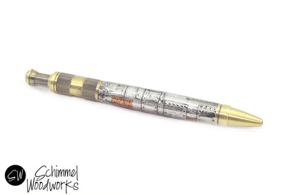 Steampunk Antique Brass Click Pen