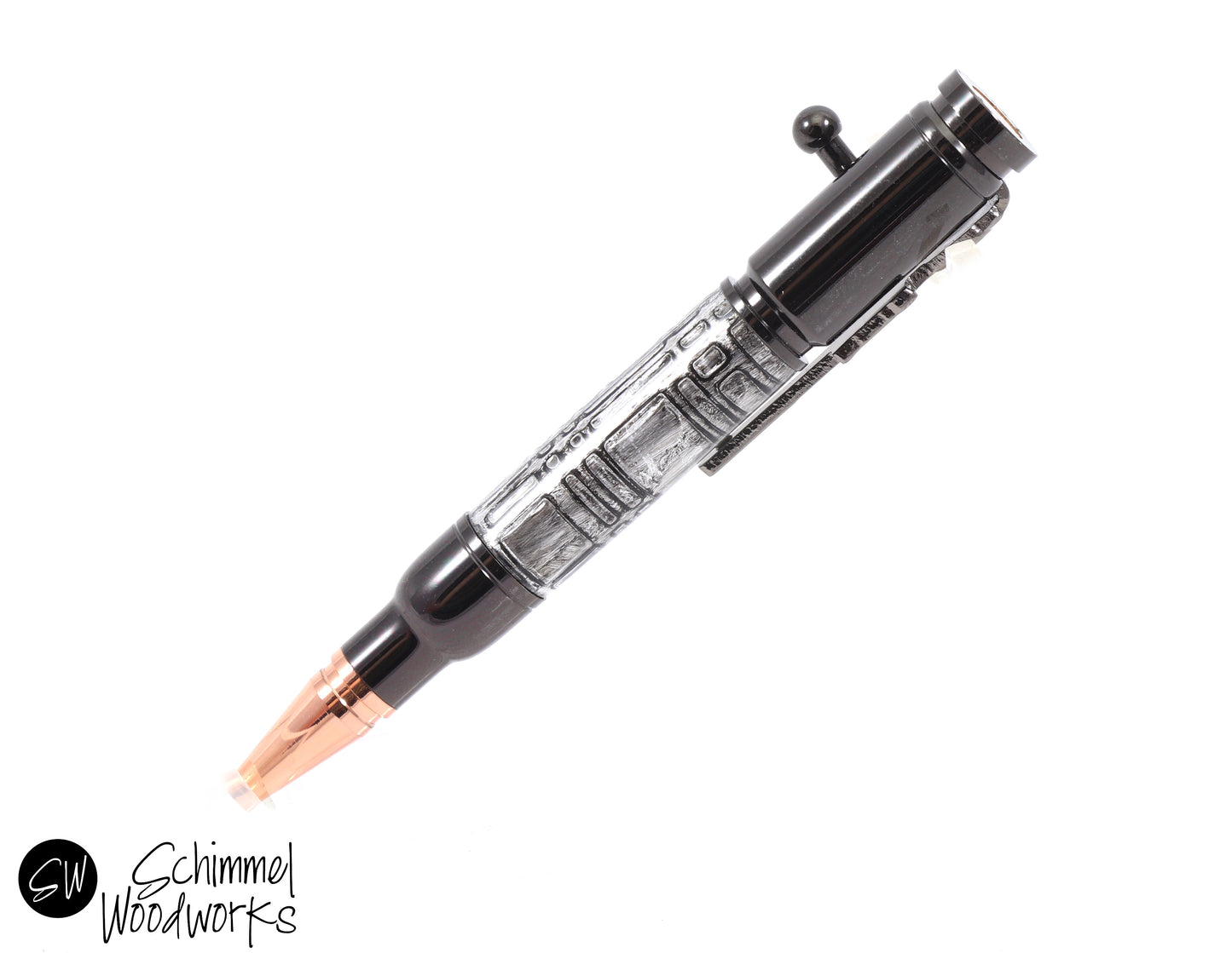 Industrial Steampunk Mini Bullet Pen