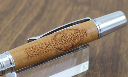 Wood Celtic Cross Pen