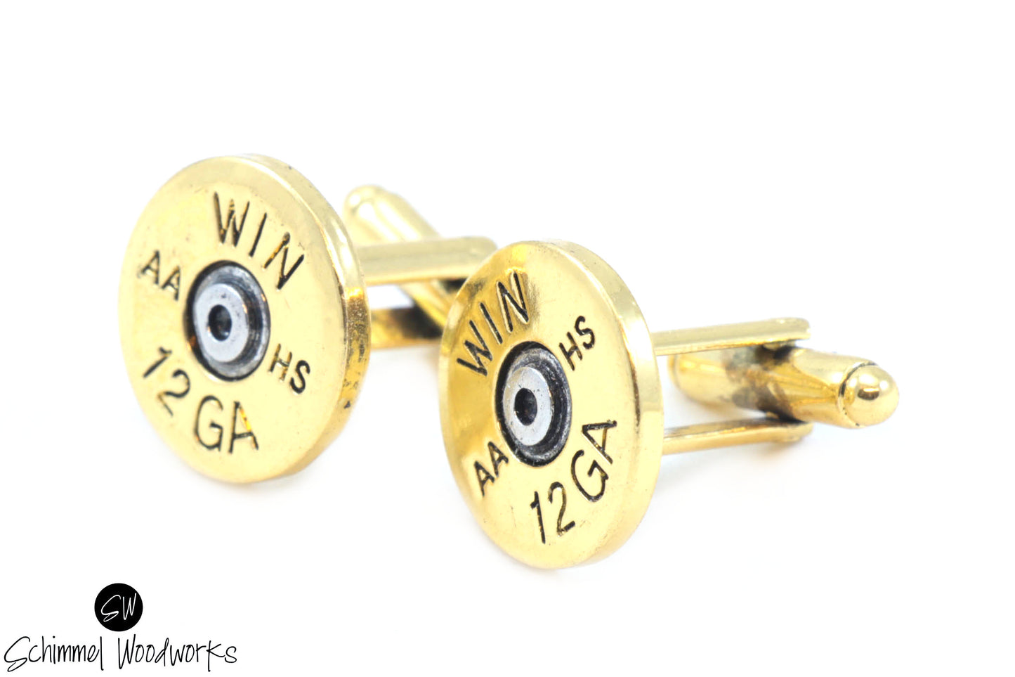 12 GA Bullet Cufflinks