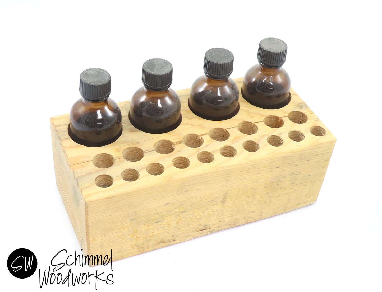 Arizona reclaimed Beetlekill pine wood desk caddy