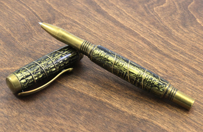 Brass Steampunk Rollerball Pen