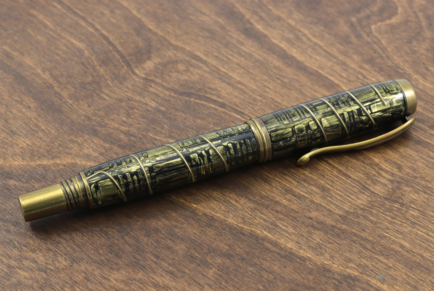 Brass Steampunk Rollerball Pen