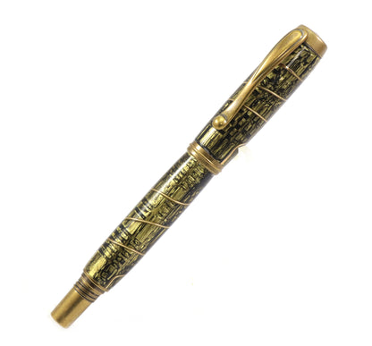 Brass Steampunk Rollerball Pen