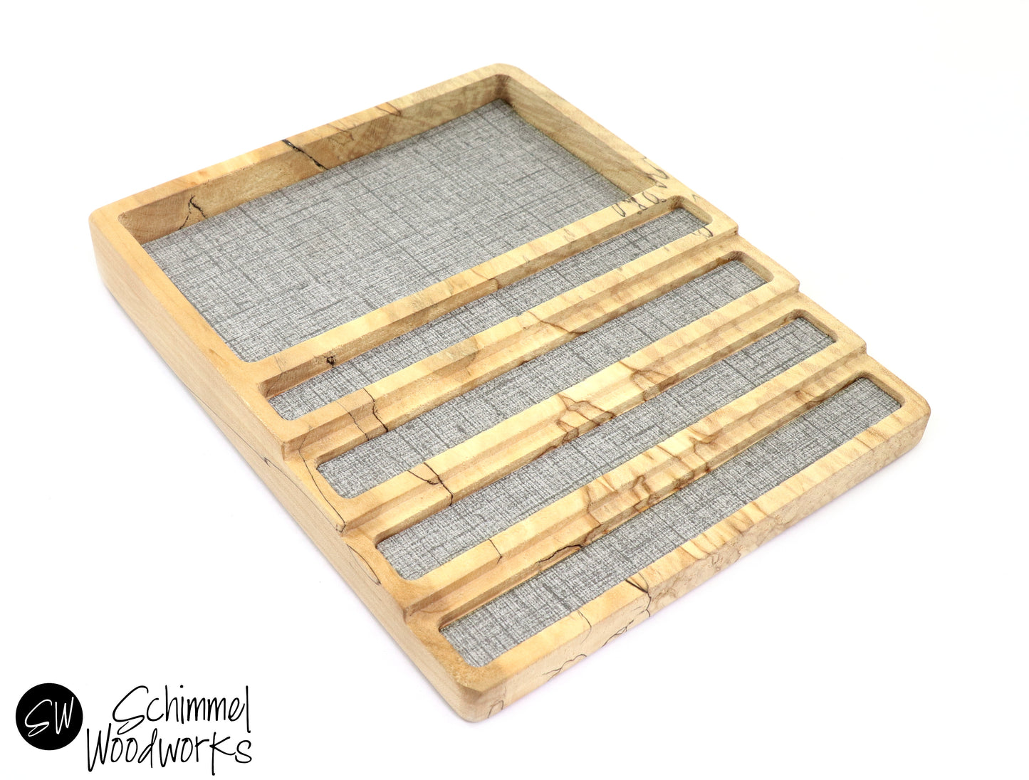 Pen tray with Desk Organizer - Fits 4 pens