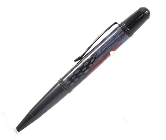 Black Real Feather Pen