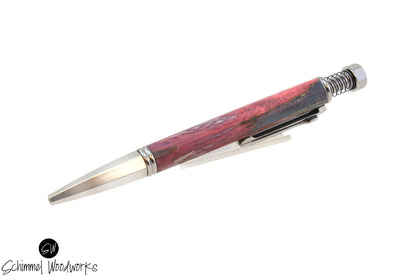 Tri-Dyed Burl Wood Click Pen