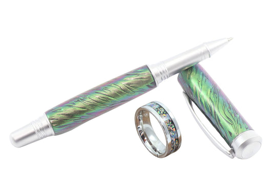 Iridescent Pen & Ring Bundle