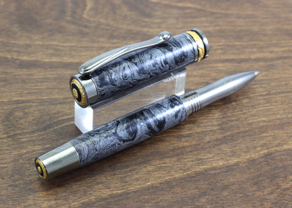 Faux Damascus Rollerball Pen