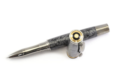 Faux Damascus Rollerball Pen