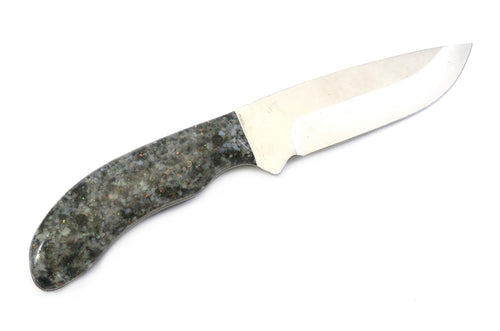 Crushed Stone Hunting Knife