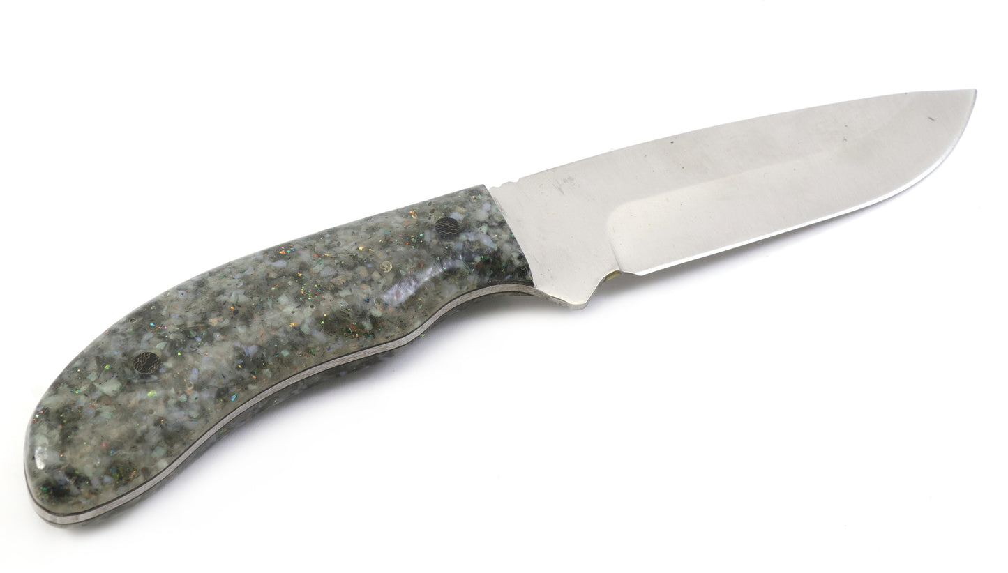 Crushed Stone Hunting Knife