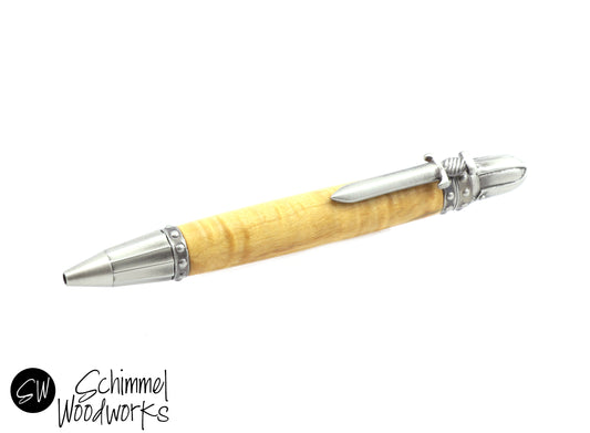 Curly Maple Knights Pen