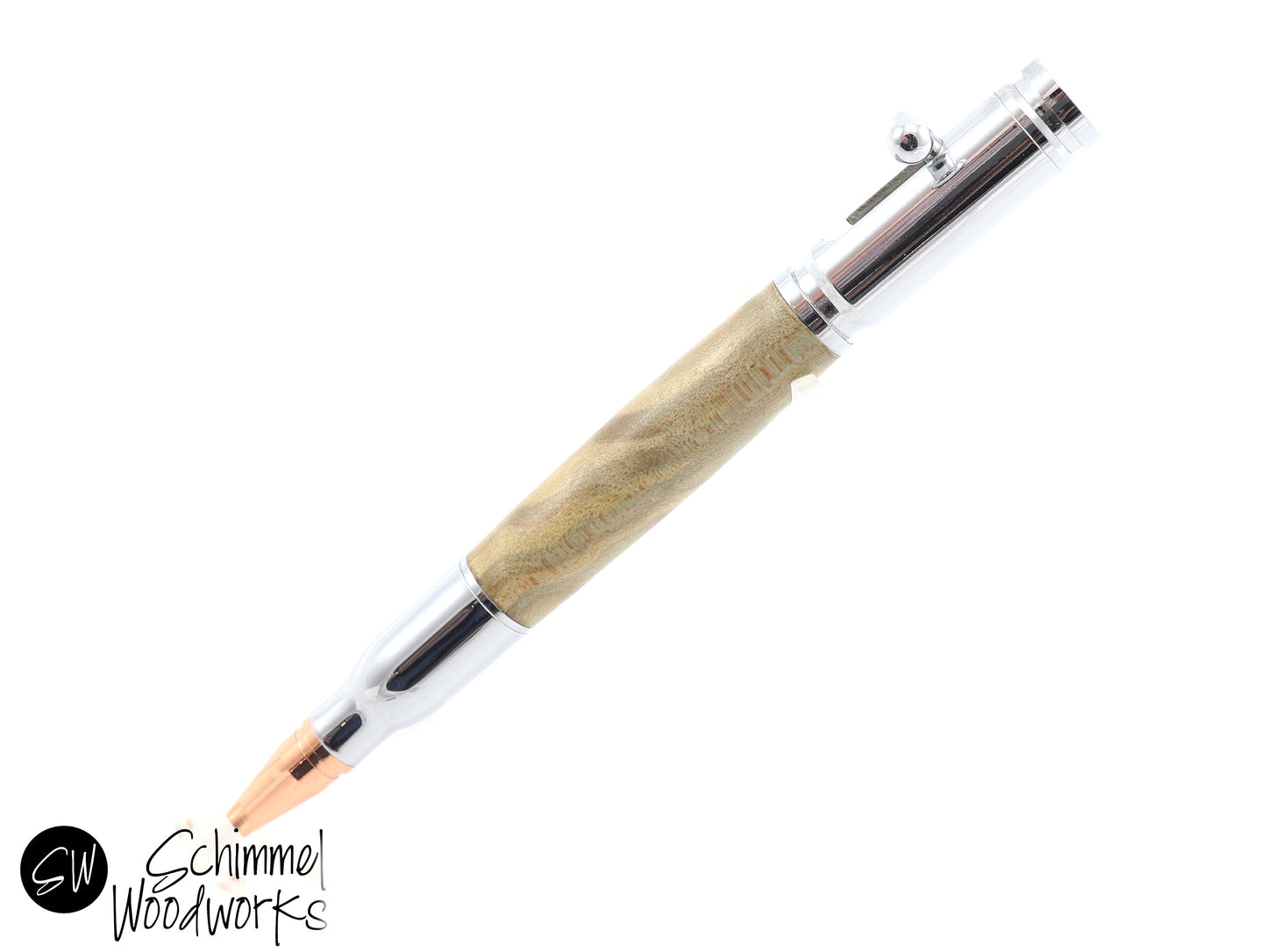 Quilted Maple Bullet Pen