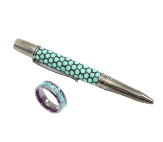 Turquoise Pen & Ring Bundle