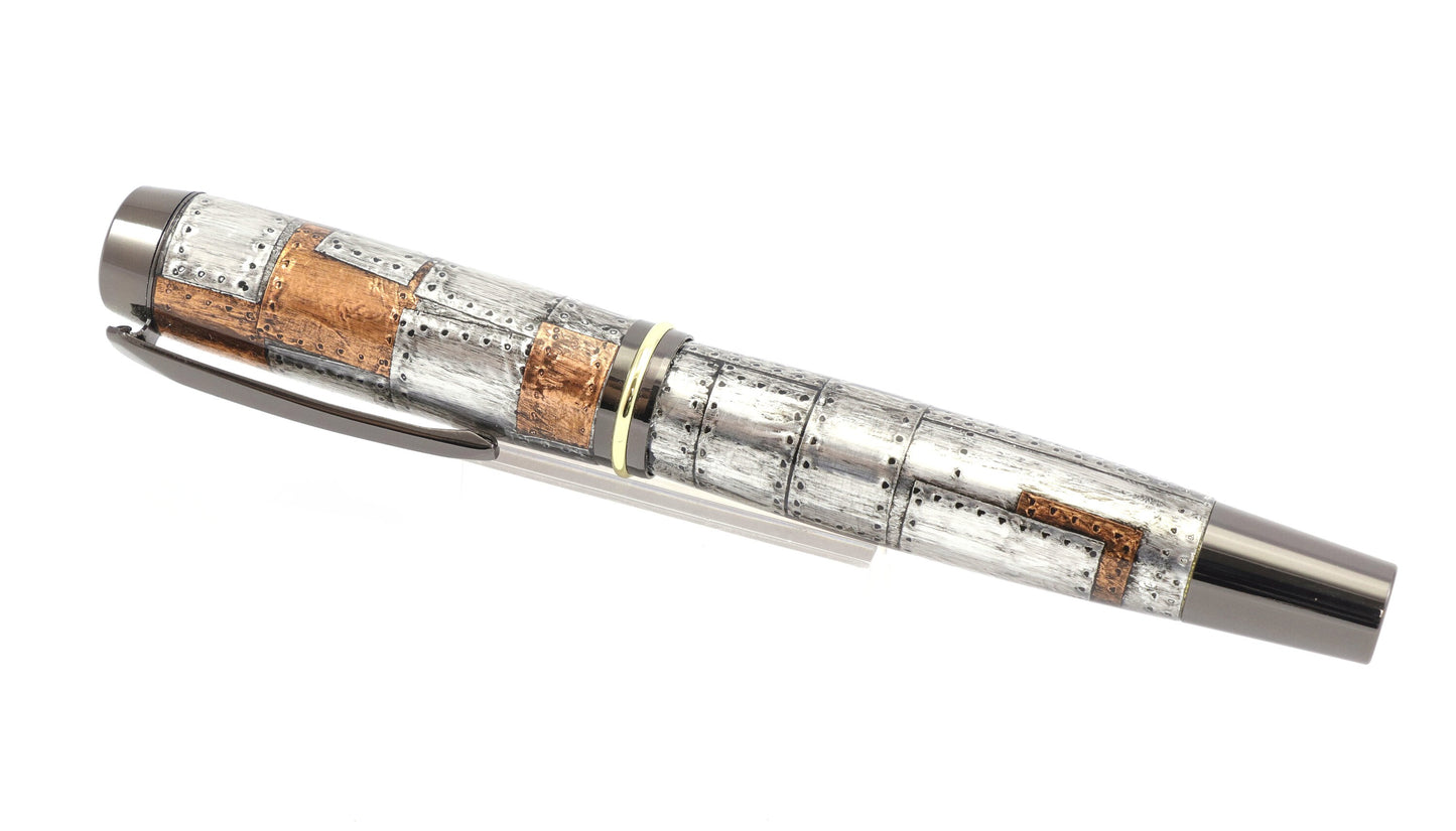 Gentlemen's Steampunk Rollerball or Fountain Pen