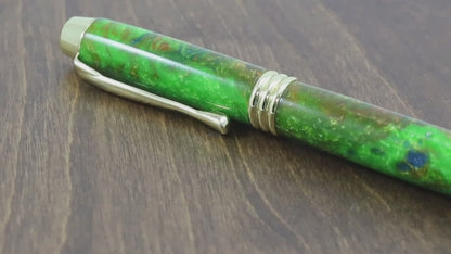 Blue, Green & Orange Pearl Pen