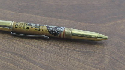 Brass Lincoln Ballpoint Pen