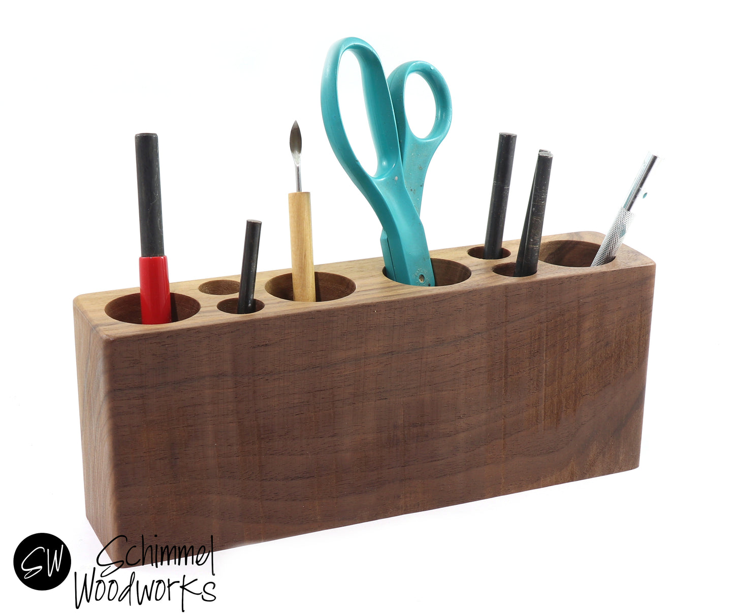 Reclaimed Wood Desk Organizer