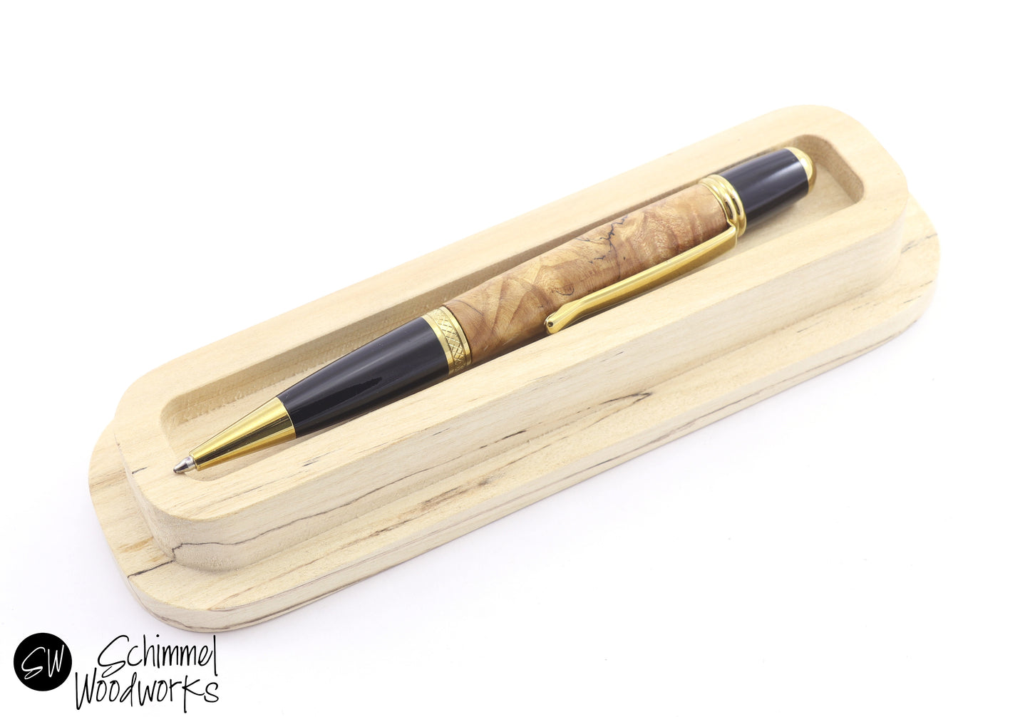 Spalted Maple Pen Display