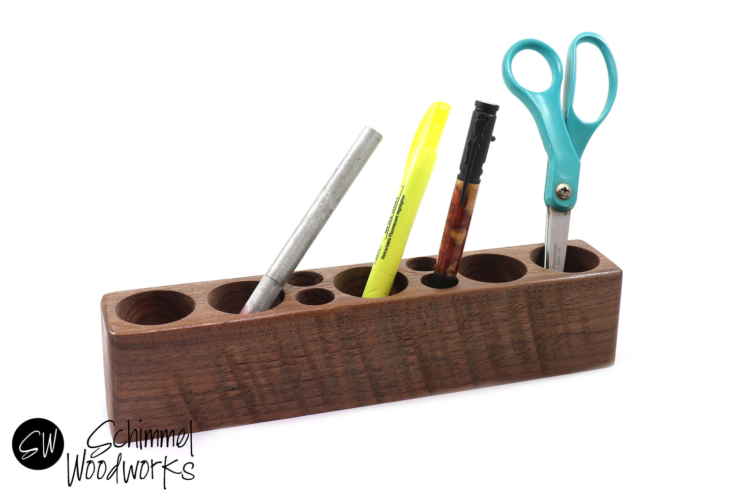 Reclaimed Wood Desk Organizer